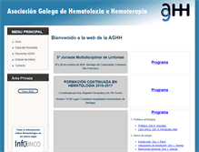 Tablet Screenshot of aghh.es